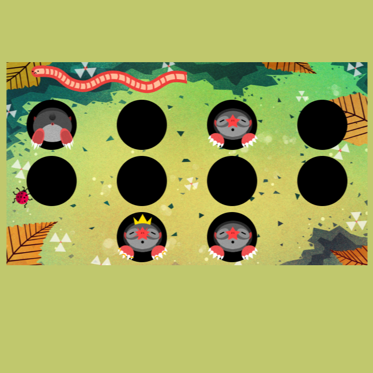 Mole Star Game Project Screenshot.